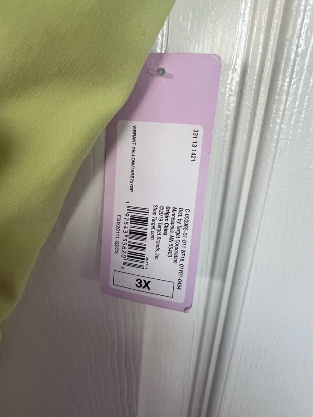 Women's High-Rise Bodycon Mini Skort - Wild Fable™ Yellow -Greene tint 3X NWT - Picture 4 of 6